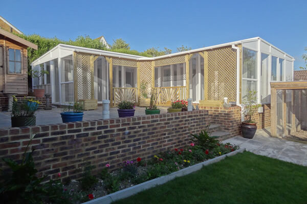 uPVC Cattery constructed for Haven Mews Cattery