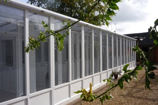 uPVC Cattery for Whichwood Cat Hotel, Northamptonshire